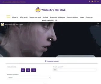 Womensrefuge.org.nz(Women's Refuge) Screenshot
