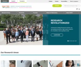 Womensresearch.ca(Women's College Research Institute) Screenshot