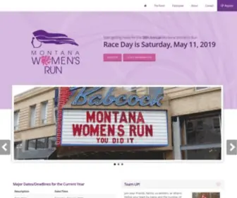 Womensrun.org(The Montana Women's Run) Screenshot