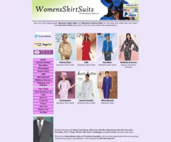 Womensskirtsuits.com(Women's Skirt Suits and Church Suits) Screenshot