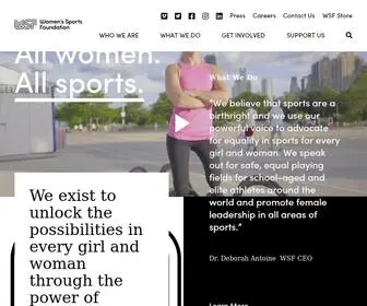 Womenssportsfoundation.org(Women's Sports Foundation) Screenshot