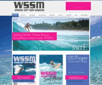 Womenssurfstyle.com(WSSM Womens Surf Style Magazine) Screenshot