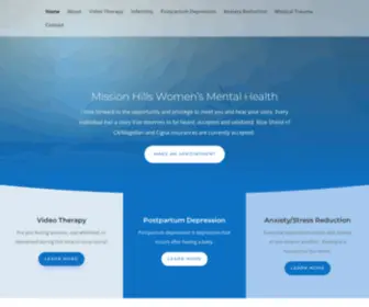 Womenstherapysd.com(Mission Hills Women’s Mental Health) Screenshot