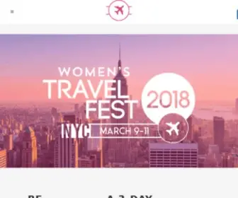 Womenstravelfest.com(Women's Travel Fest) Screenshot