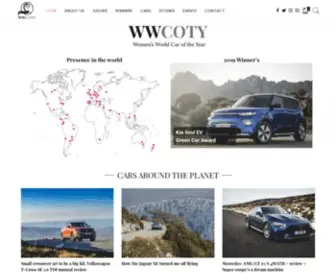 Womensworldcoty.com(WWCOTY brings you a platform) Screenshot