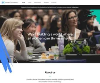 Womentechmakers.com(Women Techmakers) Screenshot