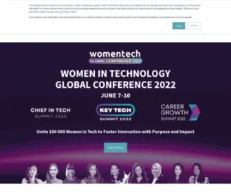Womentech.net(A Global Network for Women in Tech) Screenshot