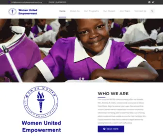 Womenunitedempowerment.org(Women United Empowerment) Screenshot