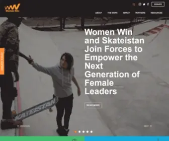 Womenwin.org(Women Win) Screenshot