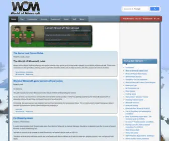 Womjr.com(World of Minecraft) Screenshot
