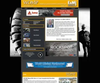 Womp-INT.com(World of Mining Professionals) Screenshot