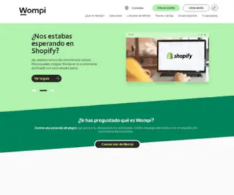 Wompi.co(Landing Pais) Screenshot