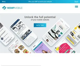 Wompmobile.com(Accelerated Mobile Pages and Progressive Web Apps) Screenshot