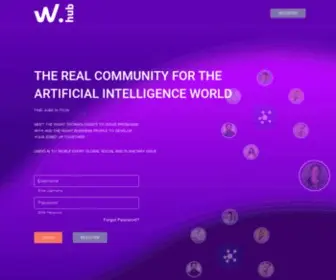 Wonahub.io(Social) Screenshot