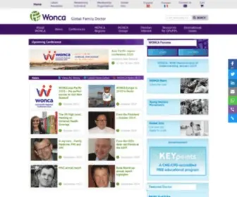 Wonca.net(World Organization of Family Doctors (WONCA)) Screenshot