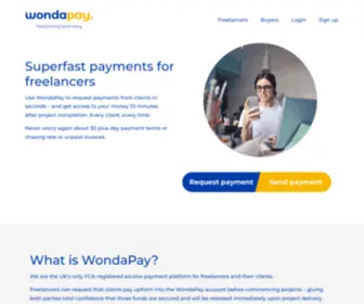 Wondapay.com(FCA-Registered Escrow Payment Platform for Freelancers) Screenshot