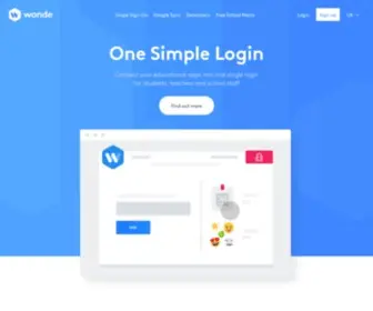 Wonde.com(Simplifying technology in the classroom) Screenshot