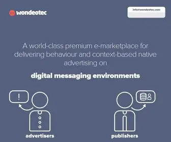Wondeotec.com(A world) Screenshot