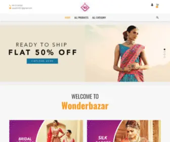 Wonderbazar.in(BRIDAL LEHANGA) Screenshot