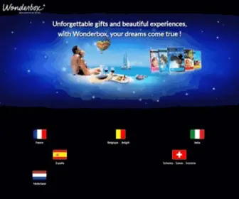 Wonderbox.com(Great gifts for men and women) Screenshot