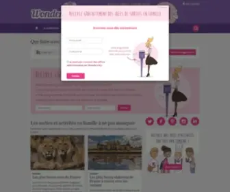 Wondercity.com(Sorties enfants) Screenshot