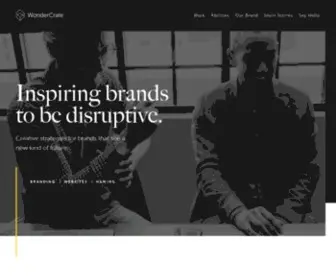 Wondercrate.com(Branding & Web Design) Screenshot