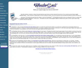 Wonderdesk.com(Help Desk Software Solution. WonderDesk) Screenshot