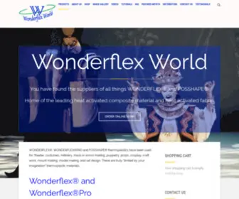 WonderflexWorld.com(Suppliers of Wonderflex and Fosshape) Screenshot