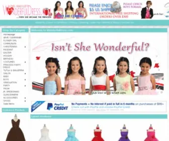 Wonderfuldress.com(wonderfuldress) Screenshot
