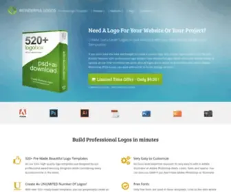 Wonderfullogos.com(Professional Logos) Screenshot