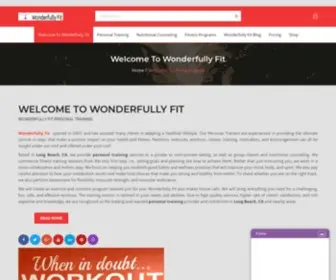 Wonderfullyfit.com(Personal Training Long Beach CA) Screenshot