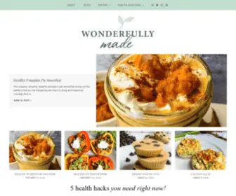 Wonderfullymadewellness.com(Wonderfully Made) Screenshot