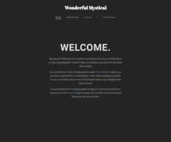 Wonderfulmystical.com(Evoke emotion in your customer) Screenshot