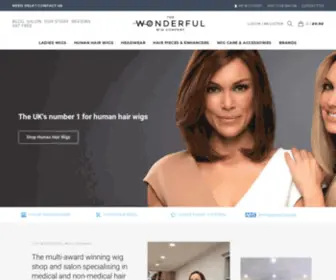 Wonderfulwigs.co.uk(The Wonderful Wig Company) Screenshot