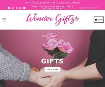 Wondergiftz.com(WonderGiftz) Screenshot