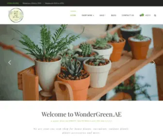 Wondergreen.ae(Online Plants Shop in Dubai) Screenshot