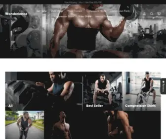 Wonderience.com(Fitness Science Gear for Men) Screenshot