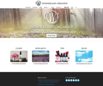 Wonderland-Organics.com(Wonderland Organics) Screenshot