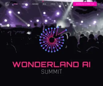 Wonderlandai.com(The Most Innovative AI Summit) Screenshot