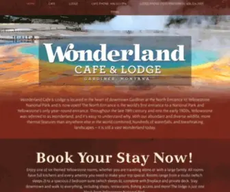 Wonderlandcafeandlodge.com(Wonderland Cafe & Lodge) Screenshot