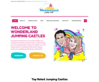 Wonderlandjumpingcastles.com.au(Wonderland Jumping Castles) Screenshot