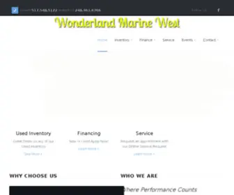 Wonderlandmarinewest.com Screenshot
