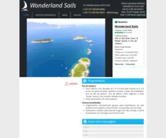 Wonderlandsails.com(46 feet charter sailboats in Rio de Janeiro) Screenshot