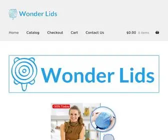 Wonderlids.com(Home of the Wonder Lid) Screenshot