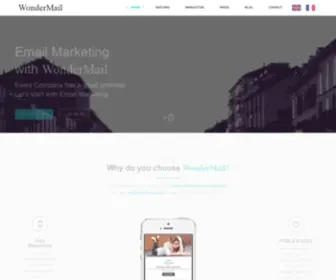 Wondermail.eu(Email Marketing) Screenshot