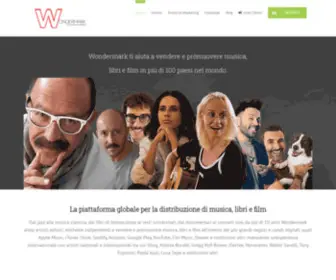 Wondermark.net(Promozione & Marketing per Musica) Screenshot