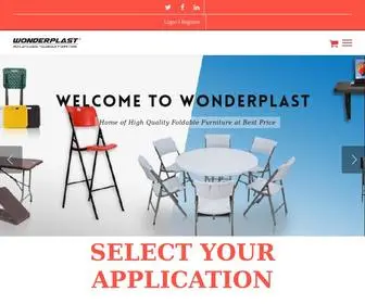 Wonderplast.co.in(Space saving furniture online) Screenshot