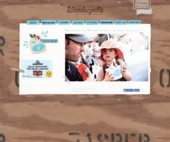 Wonderpots.de(Dein FROZEN YOGURT Shop in Berlin mit tollen Catering Ideen) Screenshot