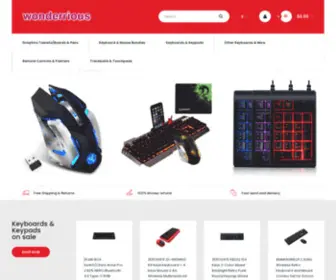 Wonderrious.com(Wonderrious Store) Screenshot