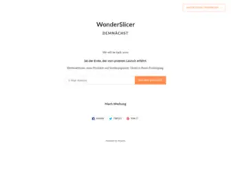 Wonderslicer.com(WonderSlicer) Screenshot